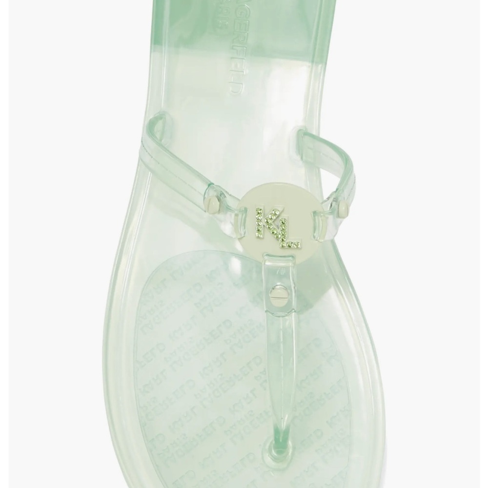 New Karl Lagerfeld Wylda Clear Sandal - Picture 4 of 4